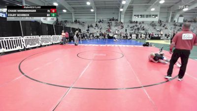 113 lbs Consi Of 16 #2 - Chase Wirnsberger, PA vs Colby Schreck, MO