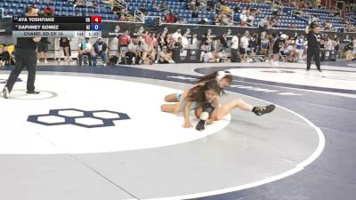 110 lbs Champ. Rd Of 16 - Aya Yoshitake, California vs Daphney Gomez, Arizona