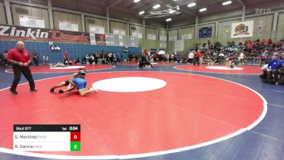 106 lbs Consi Of 16 #1 - Gabriel Martinez, Paso Robles vs Ricardo Garcia, Madera