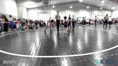 46 lbs Round Of 16 - ZaKyan McKeefer, Checotah Matcats vs Cody Hawkins, HURRICANE WRESTLING ACADEMY