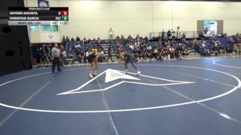 125 lbs 3rd Place Match - Christian Garcia, Cal Poly SLO vs Hayden Ancheta, San Francisco State