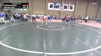 215 lbs Cons. Round 2 - Braydon Horn, North Point vs Howard Johnson, Maize