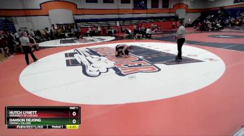 174 lbs Cons. Round 3 - Dahson Dejong, Cornell College vs Hutch Lynett, University Of Chicago
