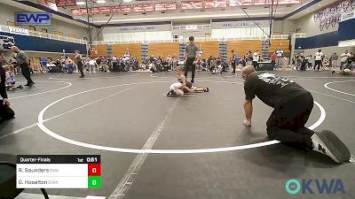 58 lbs Quarterfinal - Ryatt Saunders, Shelton Wrestling Academy vs Gordon Hoselton, Standfast OKC