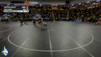 150 lbs Cons. Round 2 - Grayson Garcia, Aurora (Marmion Academy) vs Cole Lejon, Brown Deer/Messmer/Shorewood