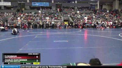 95 lbs Cons. Round 1 - Tj Fickbohm, Ubasa Wrestling Academy vs Charles (Sam) Berrier, Beaver Creek Wrestling