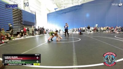 73 lbs Round 1 - Lukas Glenn, Spring Hill Wrestling Club vs Dylan Fentiman, Olathe Raptor Wrestling Club