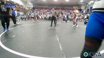 140 lbs Semifinal - Corbin Davis, Lions Wrestling Academy vs Carson Barber, Little Axe Takedown Club