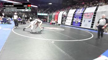 155 Class 2 lbs 5th Place Match - Mya Willis, Eureka vs Paige Strauch, North Kansas City
