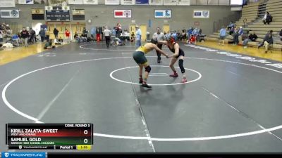 152 lbs Cons. Round 3 - Kirill Zalata-Sweet, West Anchorage vs Samuel Gold, Service High School Cougars