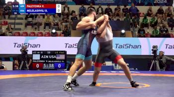 82 kg 1/8 Final - Vadzim Paleyenka, Individual Neutral Athletes vs Beka Melelashvili, United States