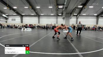 80 lbs Rr Rnd 1 - Barrett Hayes, Black Fox Wrestling Academy vs Gus Springfield, Black Fox Wrestling Academy
