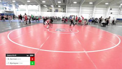 97 lbs Consi Of 8 #1 - Nicholas Gorman, Mayo Quanchi WC vs Tommy Bjorkgren, Tewksbury