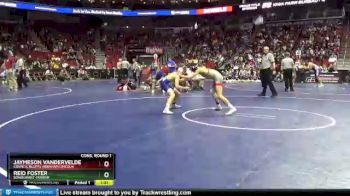 3 lbs Cons. Round 1 - Reid Foster, Bondurant-Farrar vs Jaymeson VanderVelde, Council Bluffs Abraham Lincoln