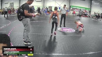92 lbs Round 1 (4 Team) - Porter Adams, Backyard Brawlers vs Joseph Noteboom, Glasgow Wrestling