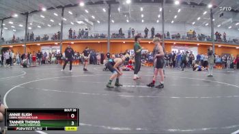 105 lbs Quarterfinal - Thompson Wilcox, Grizzlies Wrestling Club vs Jc Genobles, Cliffdale Middle