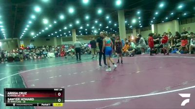 85 lbs Placement (16 Team) - Arissa Cruz, Glasgow WA vs Sawyer Howard, BS Wrestling