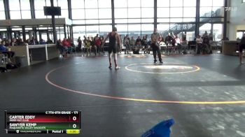 171 lbs Semifinal - Sawyer Kemp, Maquoketa Valley Wildcats vs Carter Eddy, Indee Mat Club