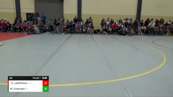 60 lbs Semifinal - George Loeffelholz, Moen Wrestling Academy vs Maclin Sorensen, MN Elite