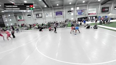 Junior Boys - 215 lbs Champ. Round 2 - Carter Green, South Central Punisher Wrestling vs Jordan Sherrod, South Sip Wrestling Club