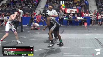 110 lbs Cons. Semi - Tayber Driggs, Manhattan vs Cire Watson, Team Of Hard Knox