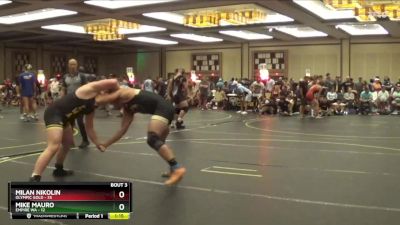 220 lbs Quarterfinals (8 Team) - Milan Nikolin, Olympic Gold vs Mike Mauro, Empire WA