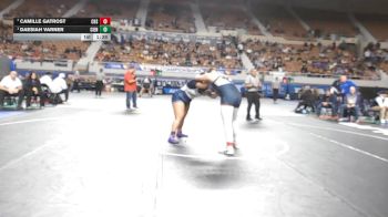 237-D1 1st Place Match - Daesiah Varner, Cienega vs Camille Gatrost, Centennial High School