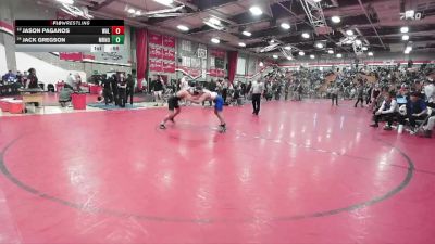 132 lbs Cons. Round 5 - Jason Paganos, Walnut vs Jack Gregson, San Marino