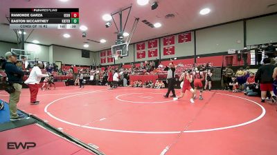 106 lbs Consi Of 16 #2 - Ramonde Garza, East Central vs Easton McCartney, Kiefer High School