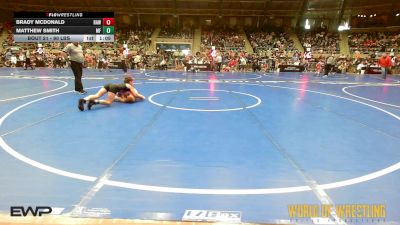 90 lbs Round Of 32 - Brady McDonald, Raw Wrestling Club vs Matthew Smith, Morris Fitness