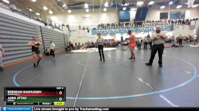 285 lbs Semifinal - Brendan Rasmussen, Idaho Falls vs Aden Attao, Borah