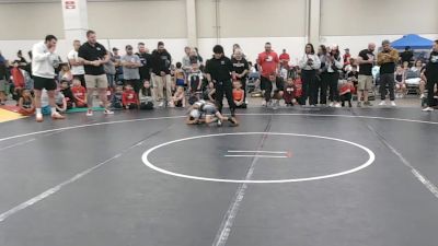 39-42.6 lbs Champ. Round 1 - Karter Bailey, Warrior Trained Wrestling vs Dominic Luna, Katy Area Wrestling Club