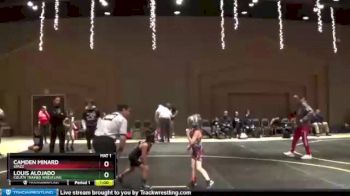 52 lbs Round 3 - Louis Alojado, ColÃ²n Trained Wrestling vs Camden Minard, Spazz