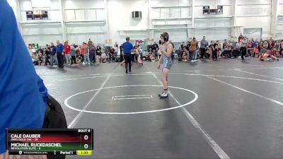 84 lbs Semis & 1st Wrestleback (8 Team) - Cale Dauber, Ohio Gold 24K vs Michael Ruckdaschel, Revolution Elite