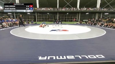 125 lbs Cora Jordan, Illinois vs Juliet Martin, California Gold