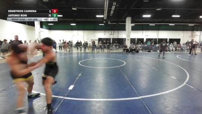 132 lbs Round Of 64 - Demetrios Carrera, IL vs Antonio Boni, PA