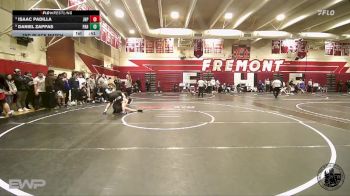 165 lbs 3rd Place Match - Daniel Zappas, Palo Alto Hs vs Isaac Padilla, John H Pitman