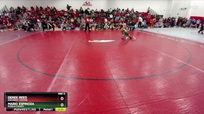 113 lbs Cons. Round 2 - Derek Reed, Discovery Canyon vs Mario Espinoza, Pueblo County