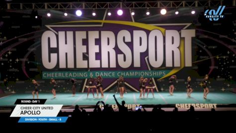 Cheer City United - APOLLO [2024 L1 Youth - Small - B Day 1] 2024 CHEERSPORT National All Star Cheerleading Championship