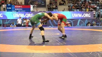 57 kg 1/8 Final - Uladzislava Kudzin, Belarus vs Viktoria Borsos, Hungary