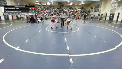 115 lbs Champ. Round 3 - Sasha Walshe, Laguna Beach vs Daniela Angeles, Poly/Long Beach