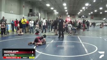 77 lbs Cons. Round 3 - Gavin Tamm, Hazel Park Wrestling vs Raymond Adams, Plymouth Canton WC