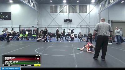 88 lbs Placement (4 Team) - Colton Cook, 84 Athletes vs Josh Dean, Attack