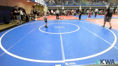 46 lbs Rr Rnd 1 - Maya Romo, Choctaw vs Arya Carter, Bartlesville Wrestling Club