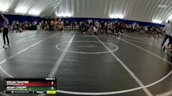 160 lbs Round 3 (8 Team) - Nolan Taucher, Olmsted Falls vs Aidan Canupp, Crossroads Wrestling