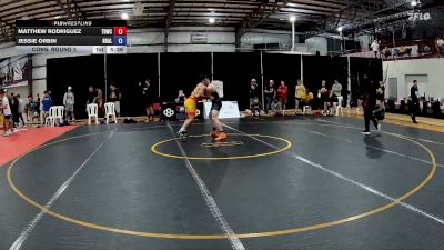 86 kg Cons. Round 3 - Matthew Rodriguez, Tiger Den Wrestling Club vs Jessie Orbin, HOAL