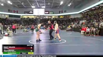 190 lbs Champ. Round 2 - Ella Brown, Cedar Rapids Kennedy vs Riley Wilson, Decorah