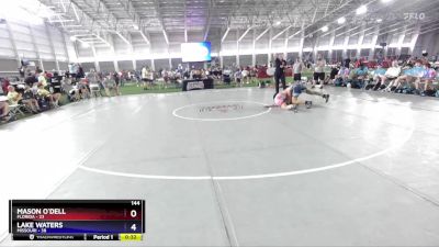 144 lbs Placement Matches (16 Team) - Mason O`Dell, Florida vs Lake Waters, Missouri