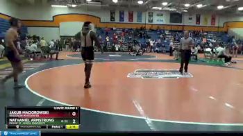 197 lbs Champ. Round 2 - Jakub Maciorowski, Wisconsin-Whitewater vs Nathaniel Armstrong, Mount St. Joseph University