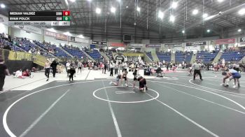 144 lbs Consi Of 8 #1 - Mesiah Valdez, Sunnyside Ironman vs Evan Folck, Kearney Matcats